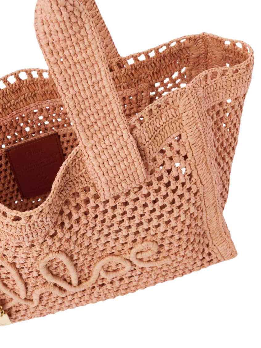 Beige Summer Banana Large Tote 4