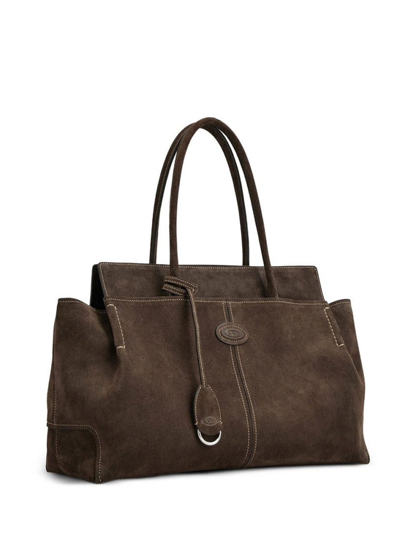 Brown Logo Medium Tote 2