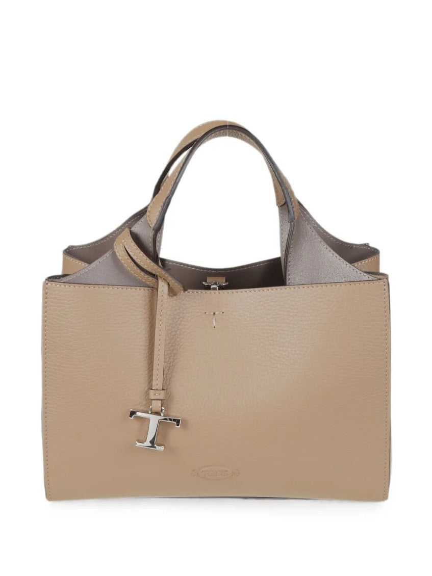 Brown T Timeless Small Tote 1