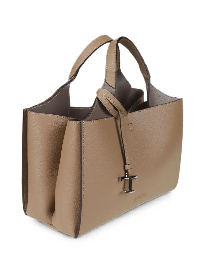 Brown T Timeless Small Tote 3