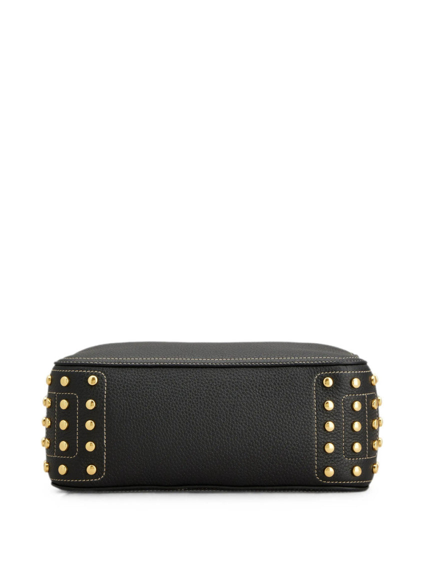Black Metal Dots Mini Shoulder Bag 4