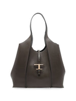 Dark Grey T Timeless Medium Tote 1