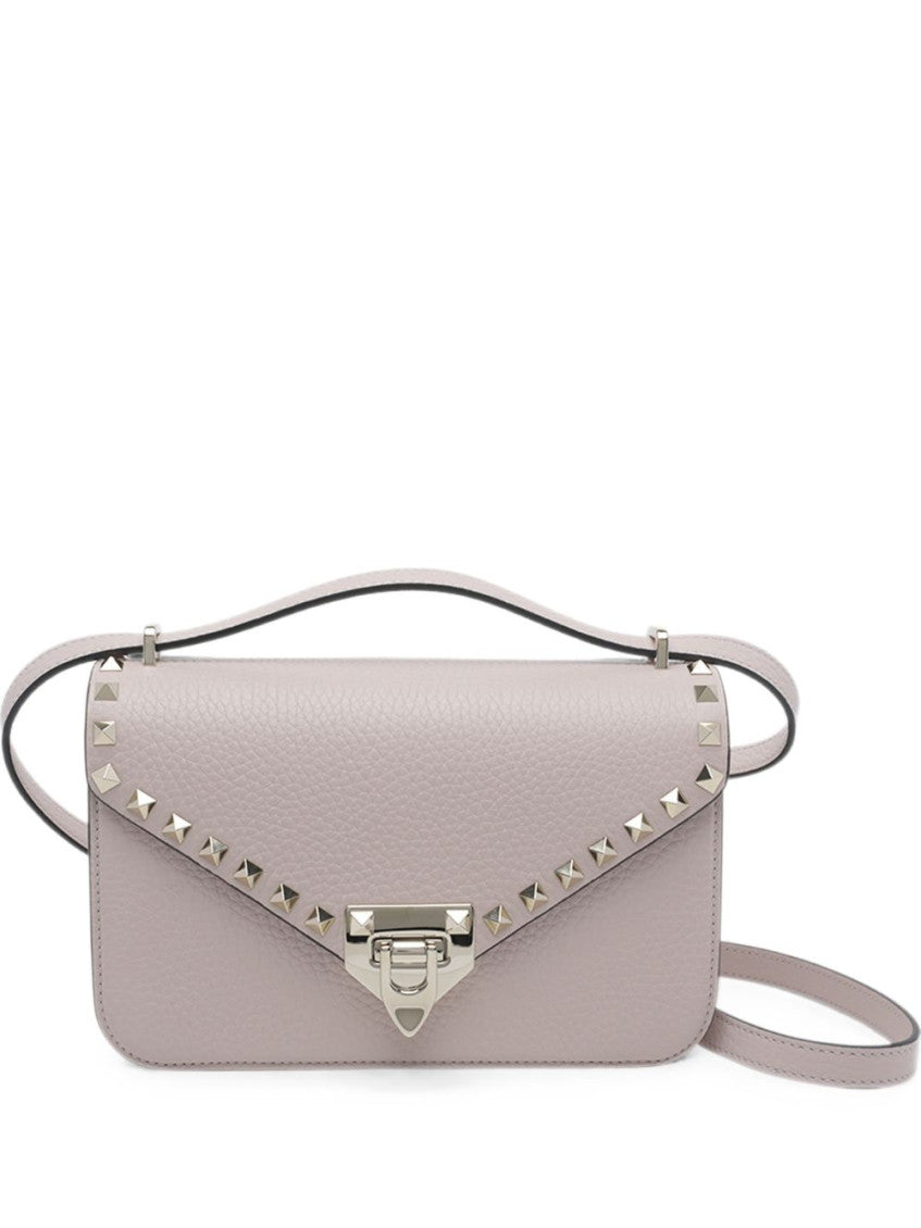 Pink Rockstud Small Shoulder Bag 1