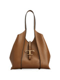 Brown T Timeless Small Tote 1