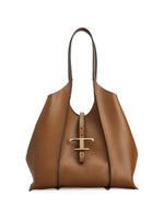 Brown T Timeless Small Tote 1