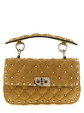 Beige Rockstud Small Crossbody Bag 1