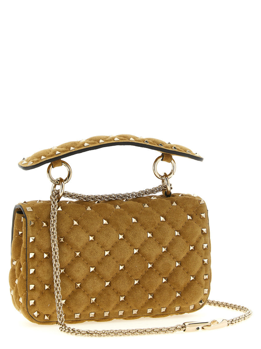 Beige Rockstud Small Crossbody Bag 2