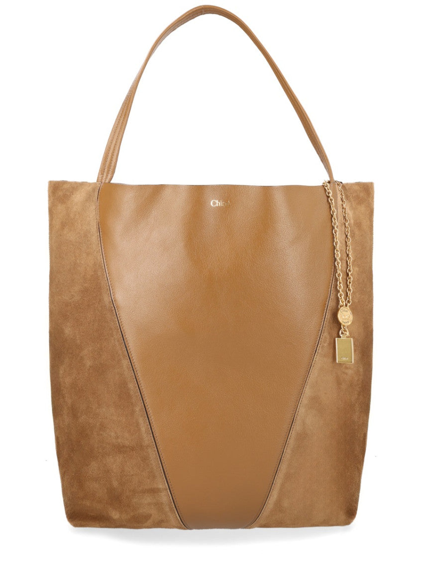 Brown Spin Large Tote 1