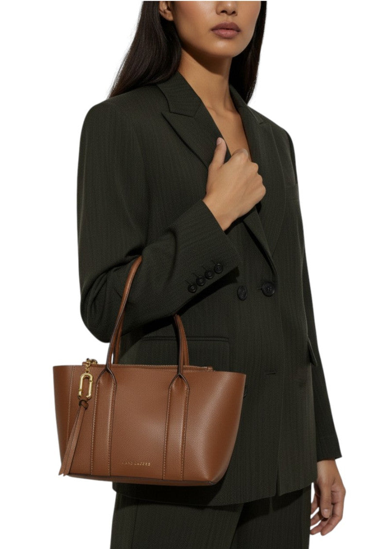 Brown Pop J Small Tote 5