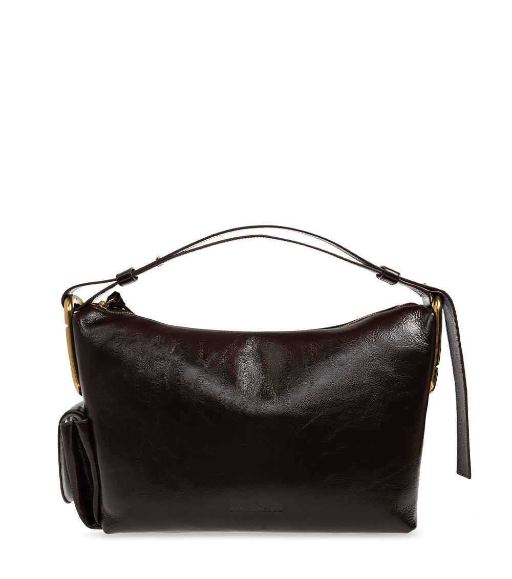 Dark Brown Scene Large Shoulder Bag 1