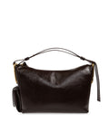 Dark Brown Scene Large Shoulder Bag 1