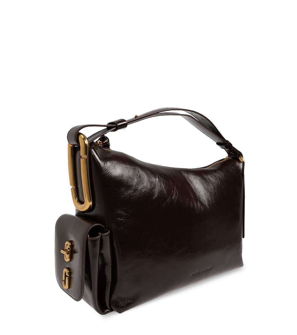 Dark Brown Scene Large Shoulder Bag 3