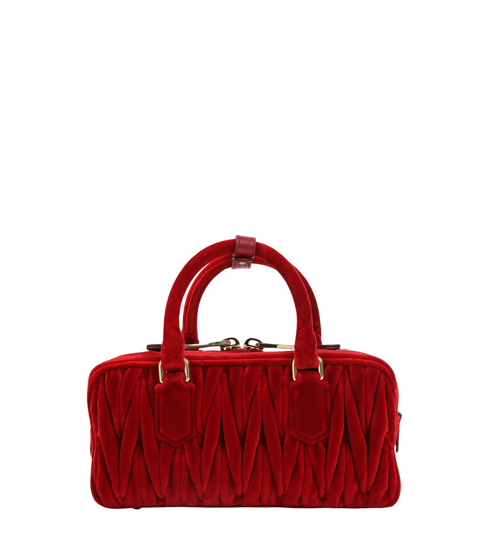 Cherry Matelasse Mini Satchel 2