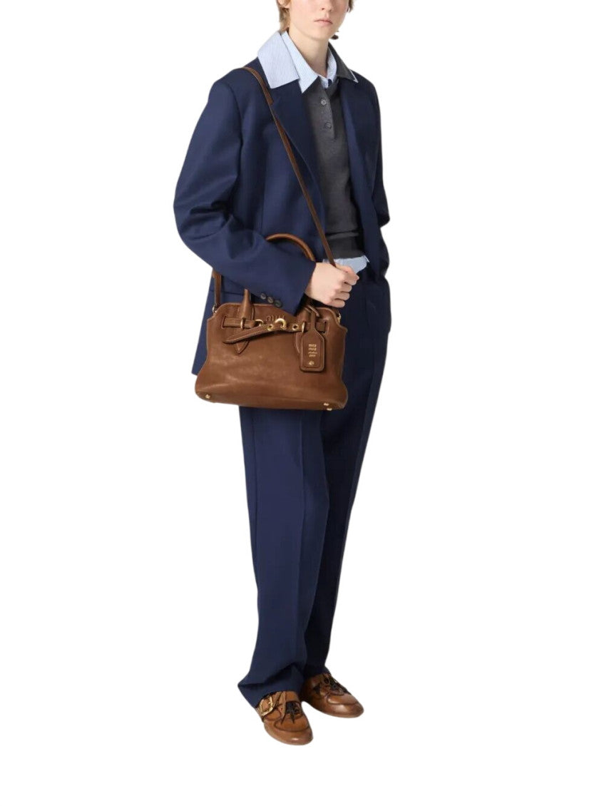 Brown Aventure Medium Shoulder Bag 6