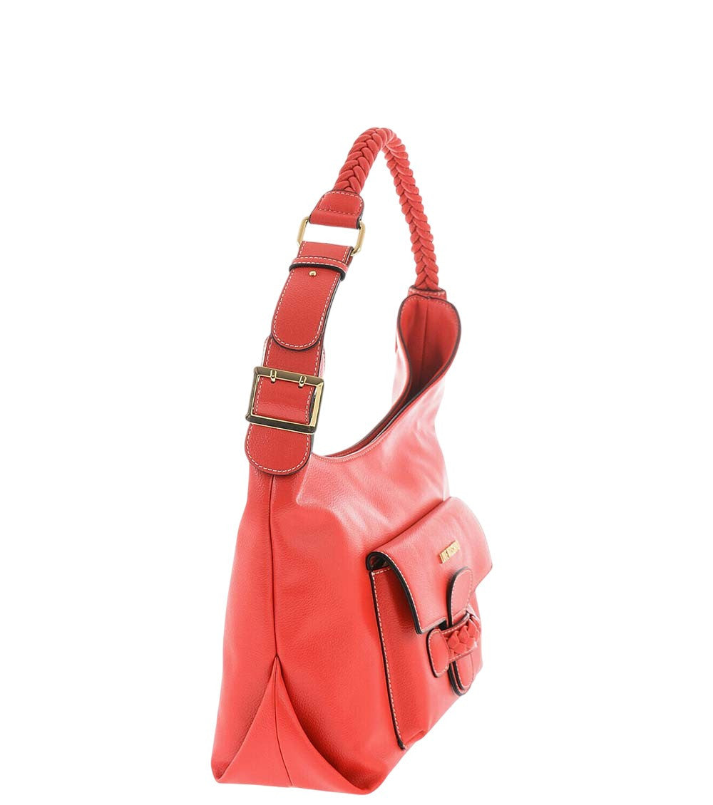 Red Logo Medium Shoulder Bag 2