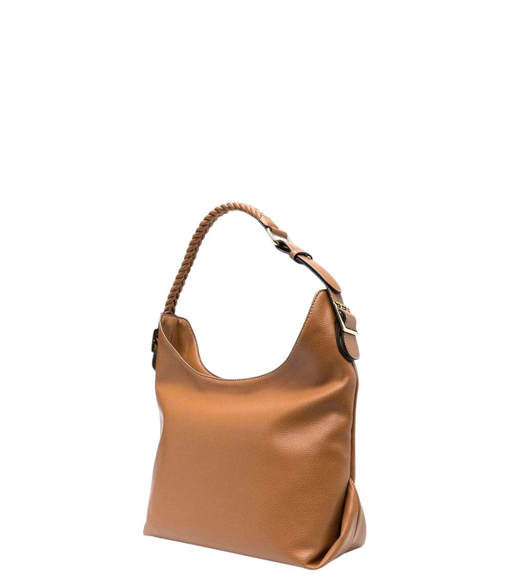 Brown Logo Medium Shoulder Bag 2