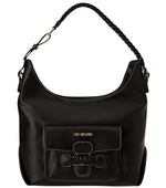 Black Logo Medium Shoulder Bag 1