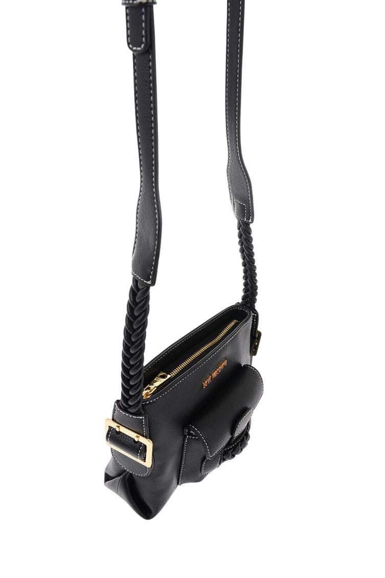 Black Logo Small Crossbody Bag 4