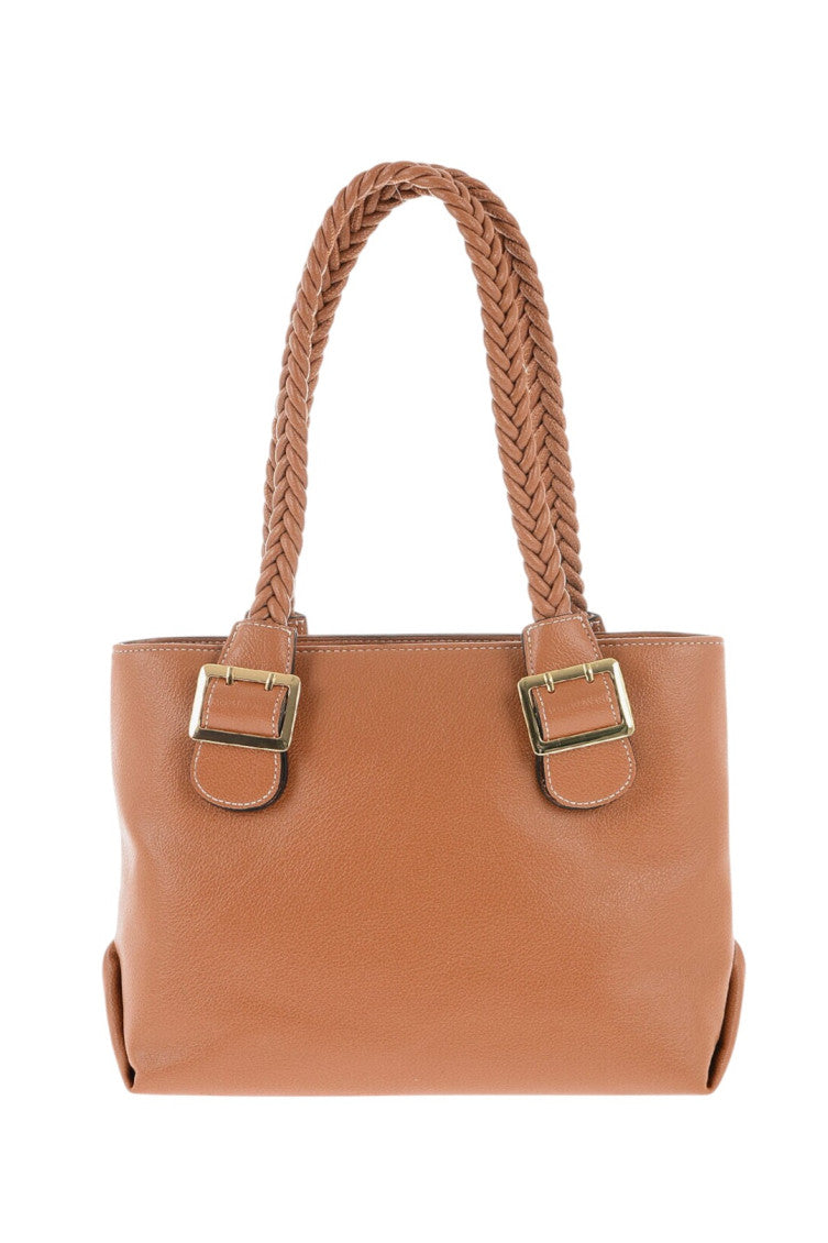 Brown Logo Medium Tote 2