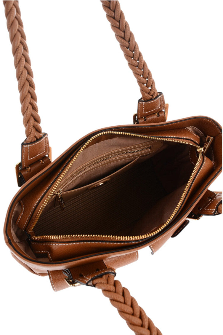 Brown Logo Medium Tote 3
