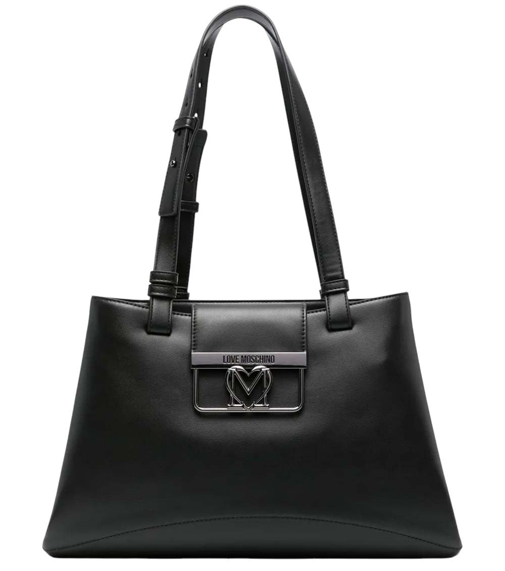 Black Logo Large Tote 1