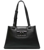 Black Logo Large Tote 1