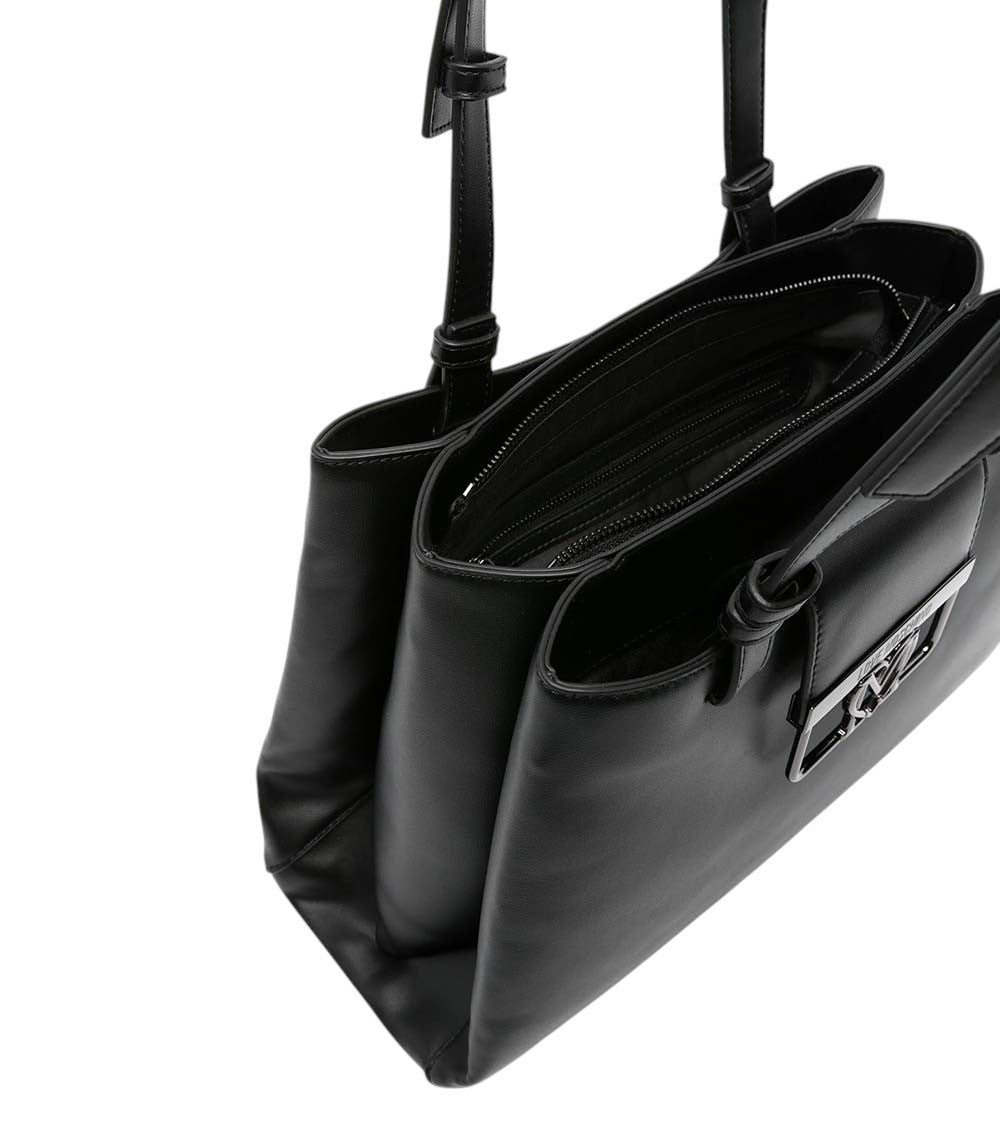 Black Logo Large Tote 3