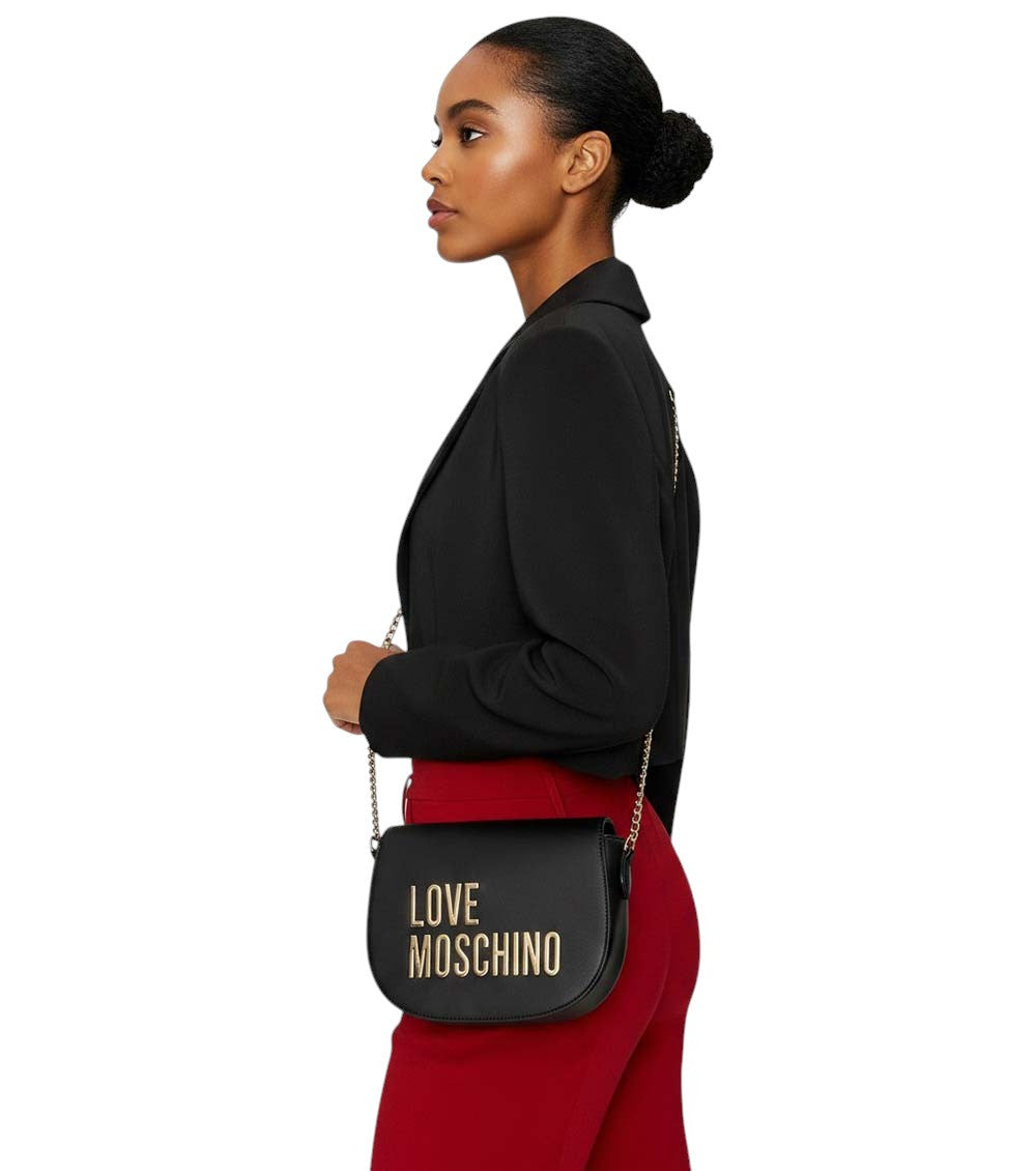 Black Logo Small Crossbody Bag 4