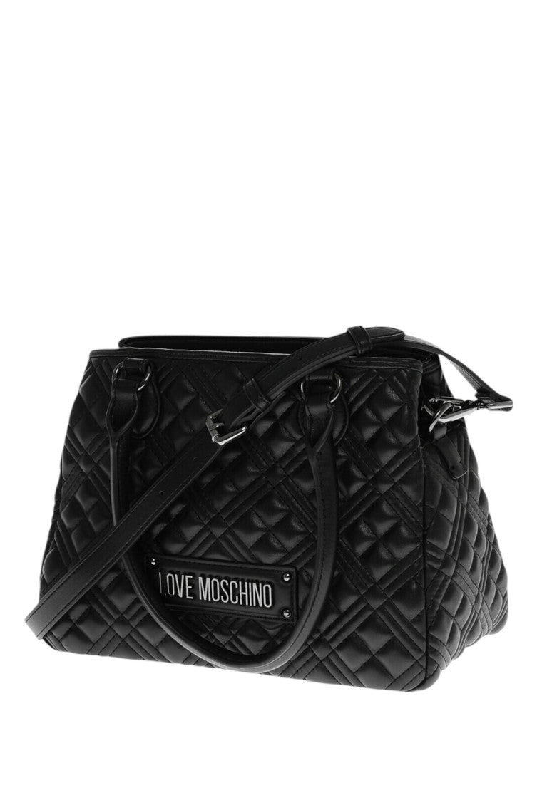 Black Logo Small Tote 2