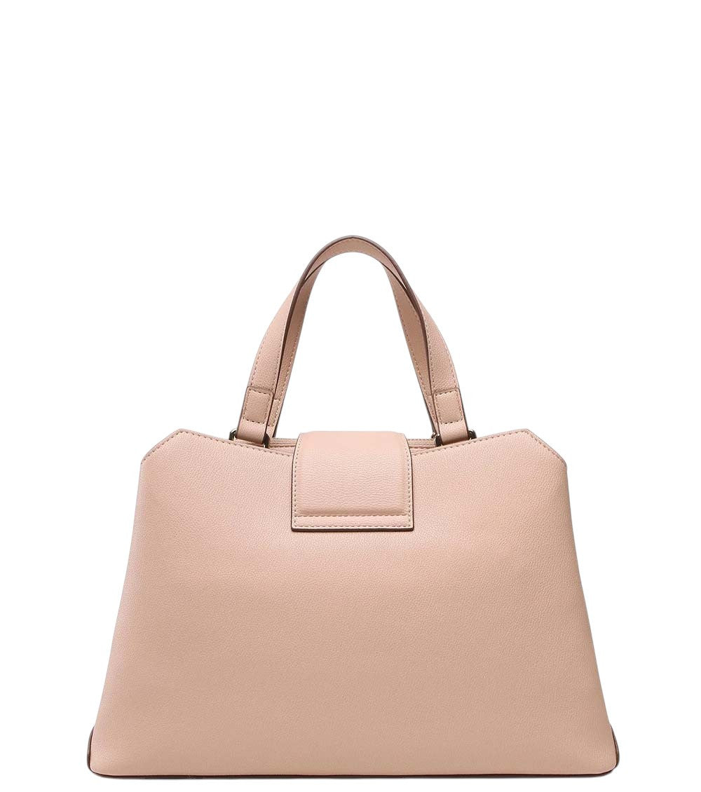 Pink Heart Logo Medium Satchel 2