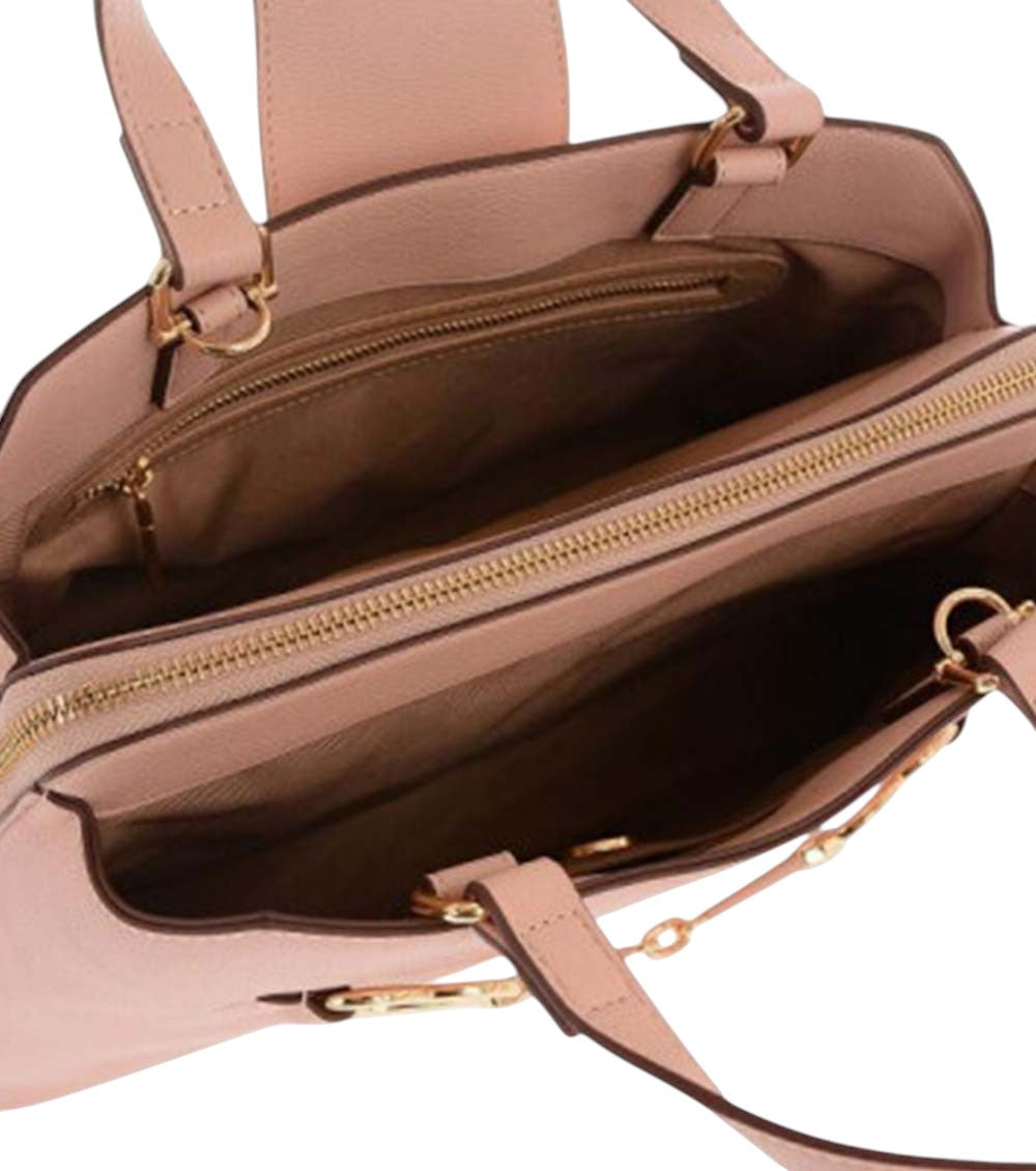 Pink Heart Logo Medium Satchel 3