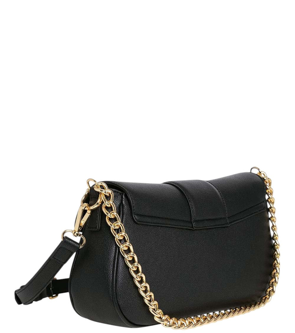 Black Heart Clamp Medium Shoulder Bag 3