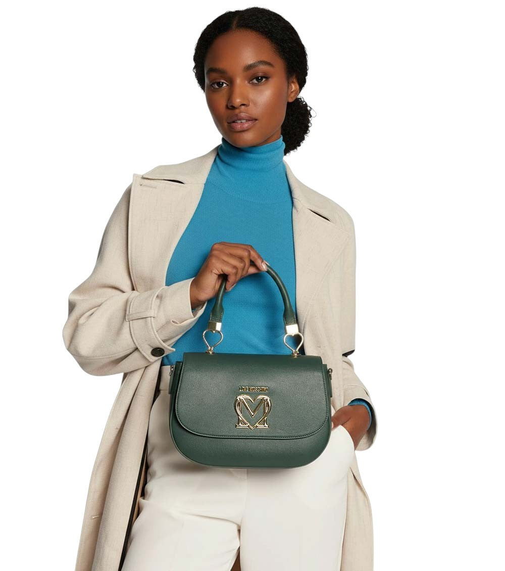 Green Logo Small Satchel 4