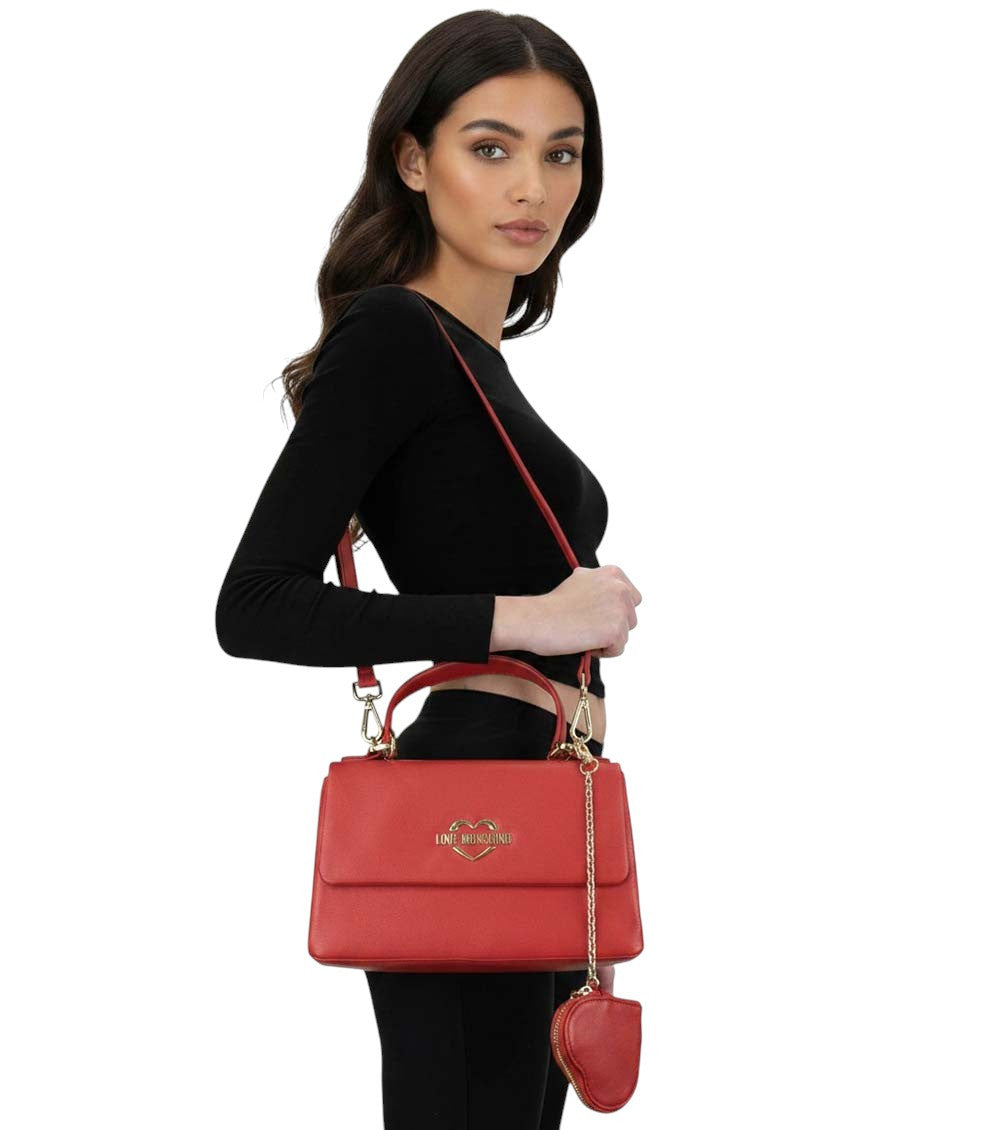 Red Logo Small Satchel 6