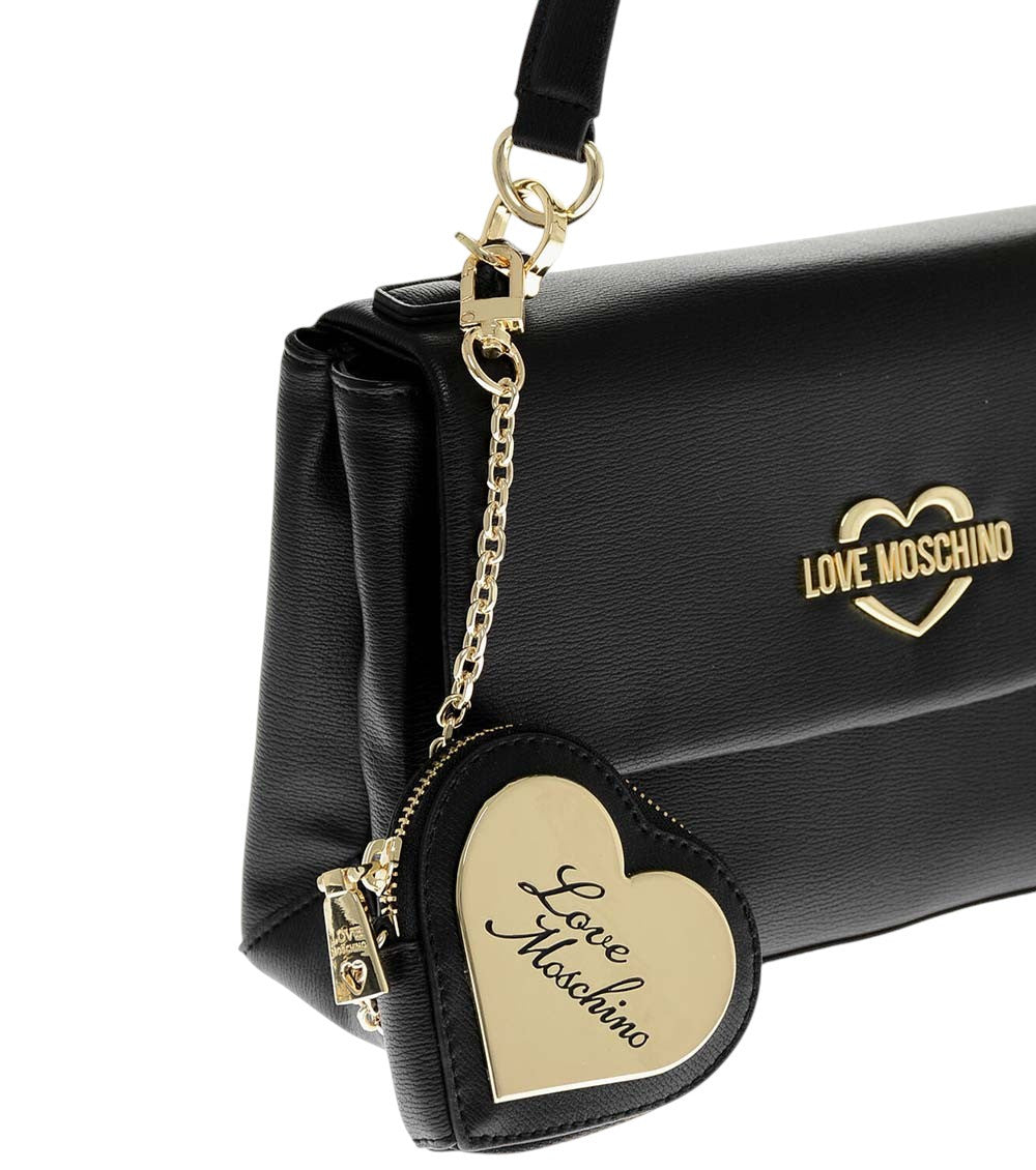 Black Logo Small Satchel 4