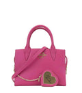 Pink Heart Logo Small Satchel 1