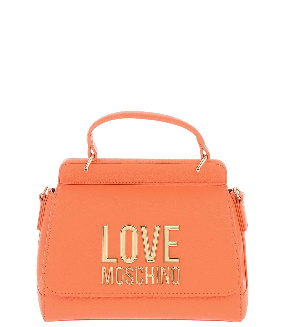 Orange Logo Mini Satchel 1