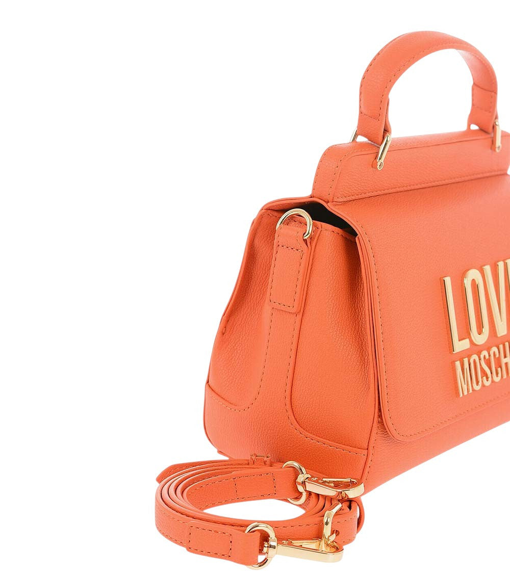 Orange Logo Mini Satchel 4