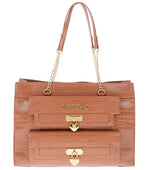 Brown Logo Large Tote 1