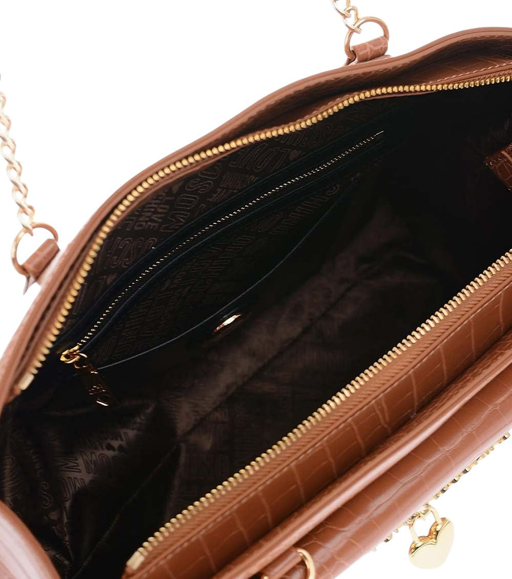 Brown Logo Large Tote 3