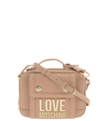 Beige Logo Small Crossbody Bag 1