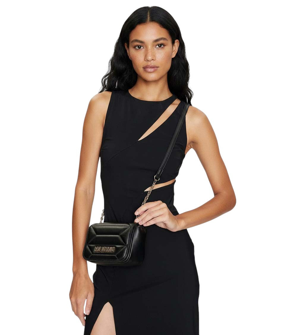 Black Logo Mini Crossbody Bag 5