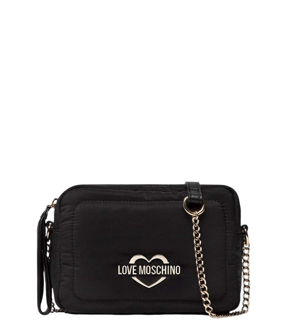 Black Heart Logo Small Crossbody Bag 1