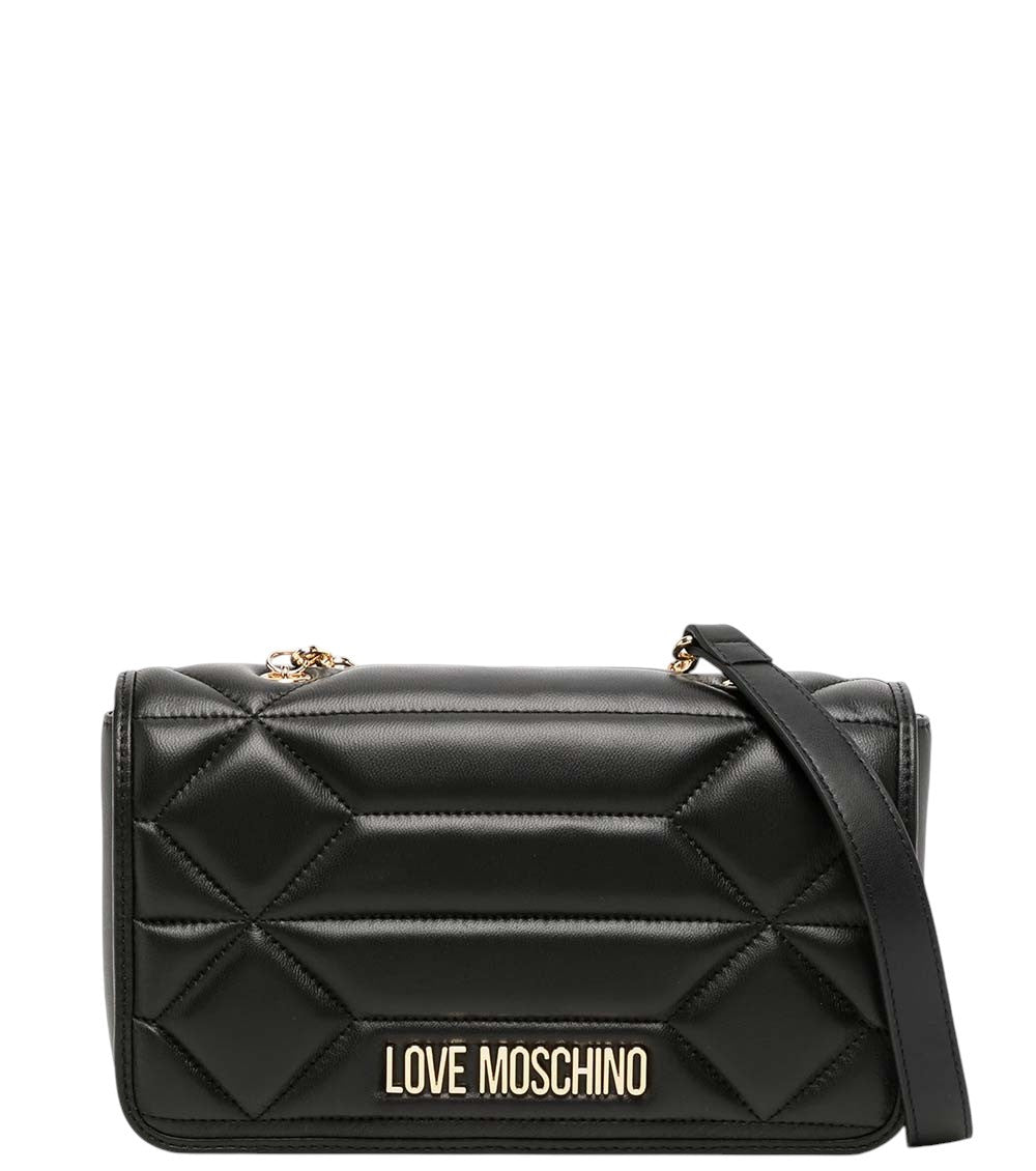 Black Logo Small Shoulder Bag 1