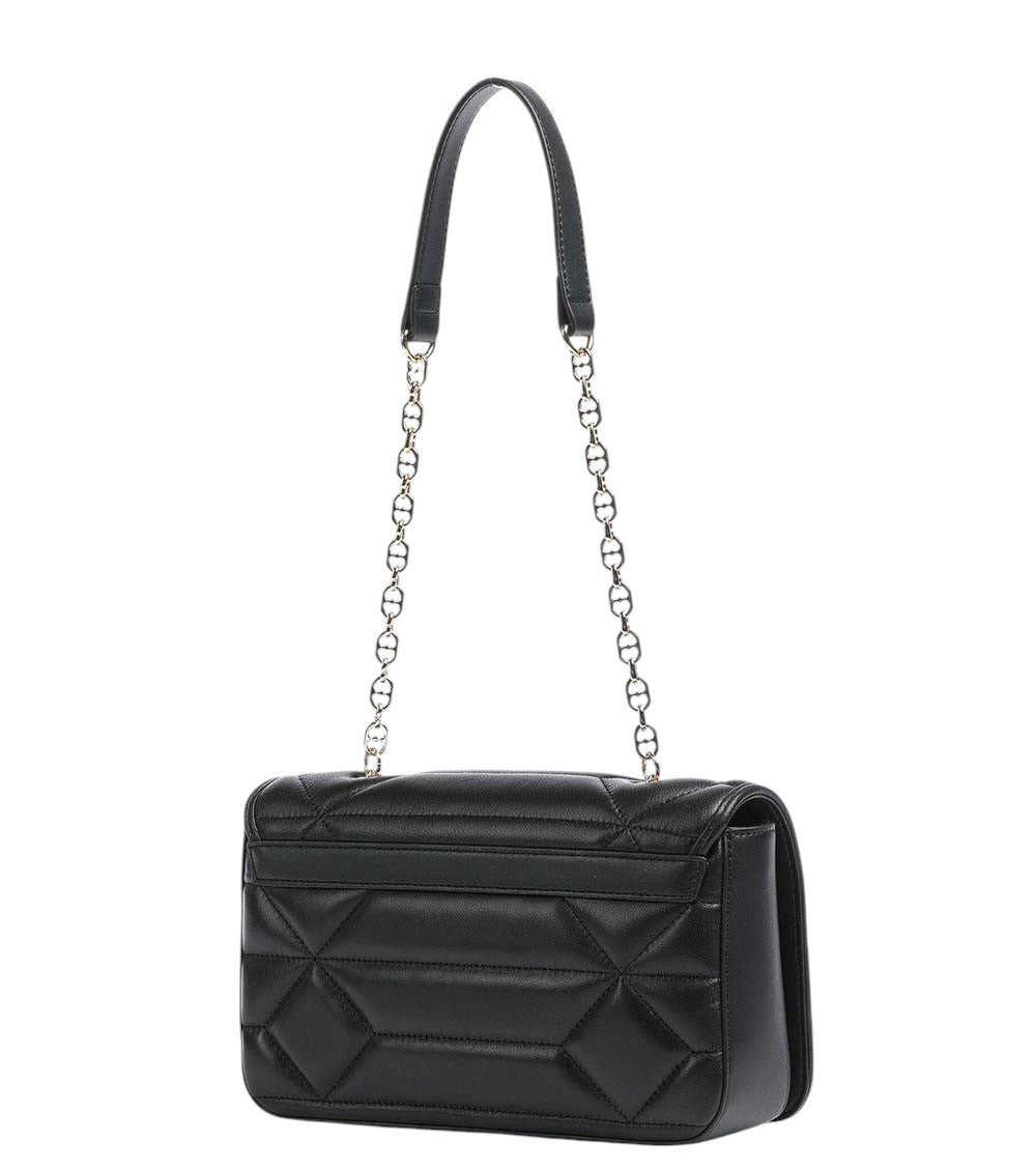Black Logo Small Shoulder Bag 3