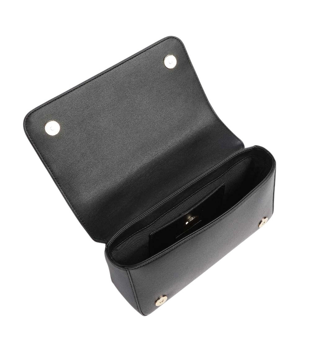 Black Logo Small Shoulder Bag 4