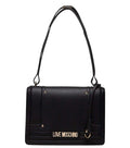 Black Logo Medium Shoulder Bag 1