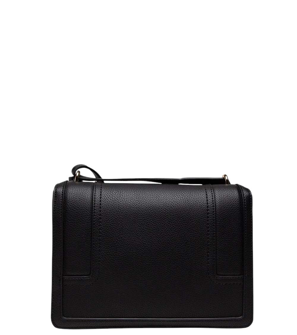 Black Logo Medium Shoulder Bag 2