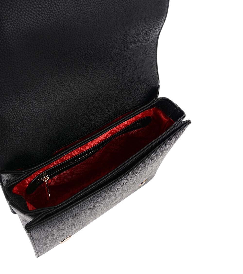 Black Logo Medium Shoulder Bag 3