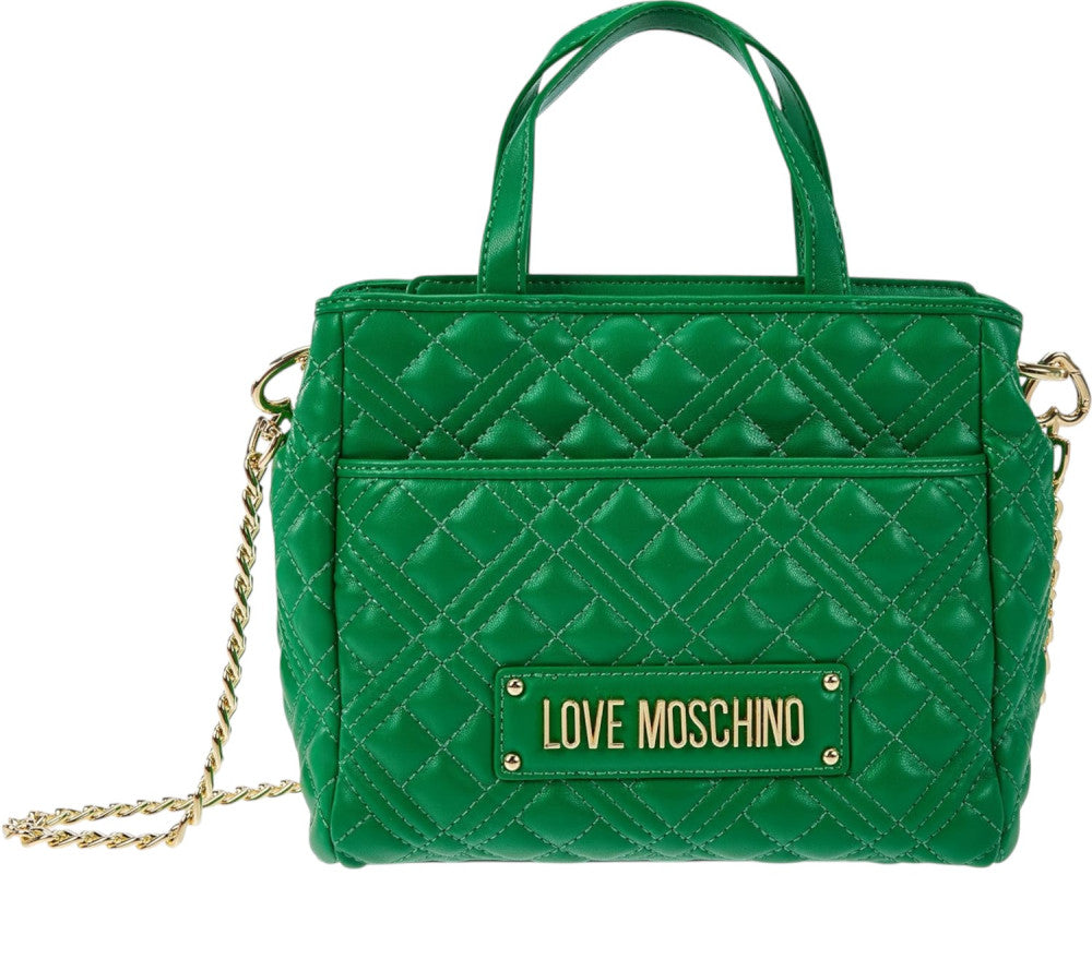 Green Logo Mini Satchel 1